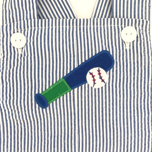 NWOT Florence Eisemen Seersucker Shortalls - Picture 5 of 8